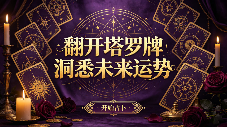 翻开塔罗牌 洞悉未来运势 - 免费塔罗牌占卜